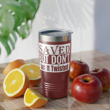 Load image into Gallery viewer, Saved But Don't Get It Twisted 20oz Tumbler