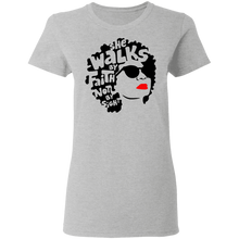Load image into Gallery viewer, Walk By Faith Ladies' 5.3 oz. T-Shirt