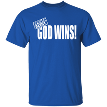 Load image into Gallery viewer, God Wins 5.3 oz. T-Shirt
