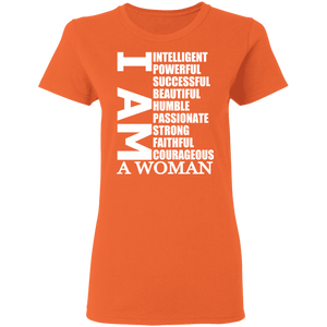 I Am Ladies' 5.3 oz. T-Shirt