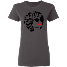 Load image into Gallery viewer, Walk By Faith Ladies&#39; 5.3 oz. T-Shirt
