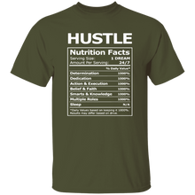 Load image into Gallery viewer, Nutritional Facts Hustle T-Shirt
