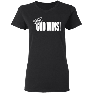 God Wins Ladies' 5.3 oz. T-Shirt