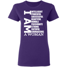 Load image into Gallery viewer, I Am Ladies&#39; 5.3 oz. T-Shirt
