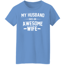 Load image into Gallery viewer, Awesome Wife Ladies&#39; 5.3 oz. T-Shirt
