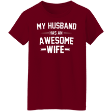 Load image into Gallery viewer, Awesome Wife Ladies&#39; 5.3 oz. T-Shirt
