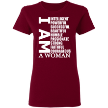 Load image into Gallery viewer, I Am Ladies&#39; 5.3 oz. T-Shirt
