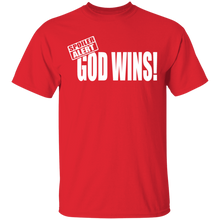 Load image into Gallery viewer, God Wins 5.3 oz. T-Shirt
