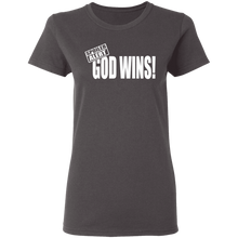 Load image into Gallery viewer, God Wins Ladies&#39; 5.3 oz. T-Shirt
