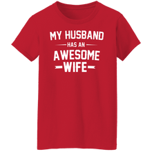 Load image into Gallery viewer, Awesome Wife Ladies&#39; 5.3 oz. T-Shirt
