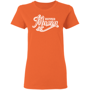 Blessed Mama Ladies' 5.3 oz. T-Shirt