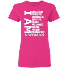 Load image into Gallery viewer, I Am Ladies&#39; 5.3 oz. T-Shirt
