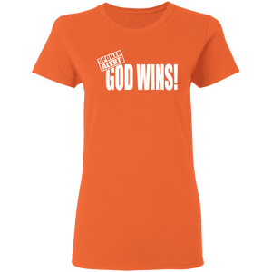 God Wins Ladies' 5.3 oz. T-Shirt