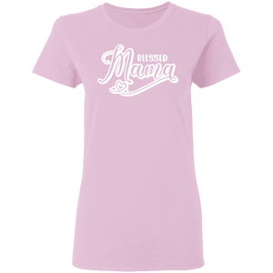 Blessed Mama Ladies' 5.3 oz. T-Shirt