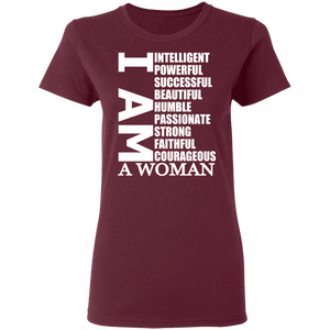 I Am Ladies' 5.3 oz. T-Shirt