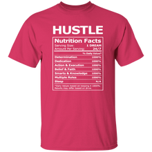 Load image into Gallery viewer, Nutritional Facts Hustle T-Shirt
