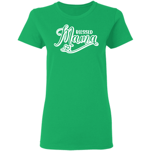 Blessed Mama Ladies' 5.3 oz. T-Shirt