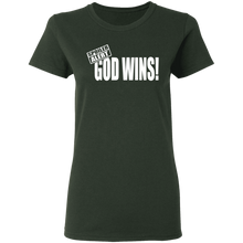 Load image into Gallery viewer, God Wins Ladies&#39; 5.3 oz. T-Shirt
