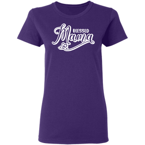 Blessed Mama Ladies' 5.3 oz. T-Shirt