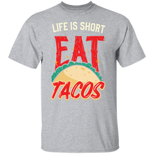 Load image into Gallery viewer, Eat Tacos Big and Tall T-Shirt
