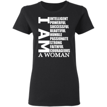 Load image into Gallery viewer, I Am Ladies&#39; 5.3 oz. T-Shirt
