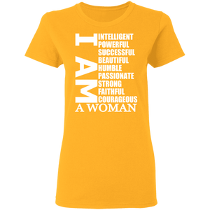 I Am Ladies' 5.3 oz. T-Shirt