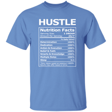 Load image into Gallery viewer, Nutritional Facts Hustle T-Shirt
