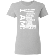 Load image into Gallery viewer, I Am Ladies&#39; 5.3 oz. T-Shirt
