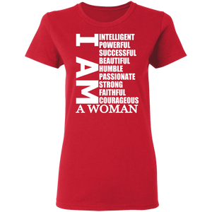 I Am Ladies' 5.3 oz. T-Shirt