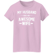 Load image into Gallery viewer, Awesome Wife Ladies&#39; 5.3 oz. T-Shirt
