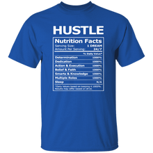 Load image into Gallery viewer, Nutritional Facts Hustle T-Shirt

