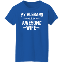 Load image into Gallery viewer, Awesome Wife Ladies&#39; 5.3 oz. T-Shirt
