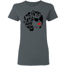 Load image into Gallery viewer, Walk By Faith Ladies&#39; 5.3 oz. T-Shirt
