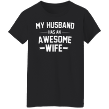 Load image into Gallery viewer, Awesome Wife Ladies&#39; 5.3 oz. T-Shirt
