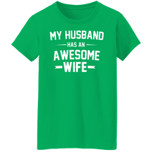 Load image into Gallery viewer, Awesome Wife Ladies&#39; 5.3 oz. T-Shirt
