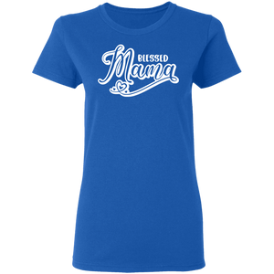 Blessed Mama Ladies' 5.3 oz. T-Shirt