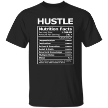 Load image into Gallery viewer, Nutritional Facts Hustle T-Shirt

