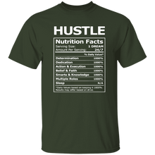 Load image into Gallery viewer, Nutritional Facts Hustle T-Shirt
