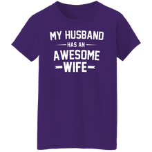 Load image into Gallery viewer, Awesome Wife Ladies&#39; 5.3 oz. T-Shirt
