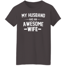 Load image into Gallery viewer, Awesome Wife Ladies&#39; 5.3 oz. T-Shirt
