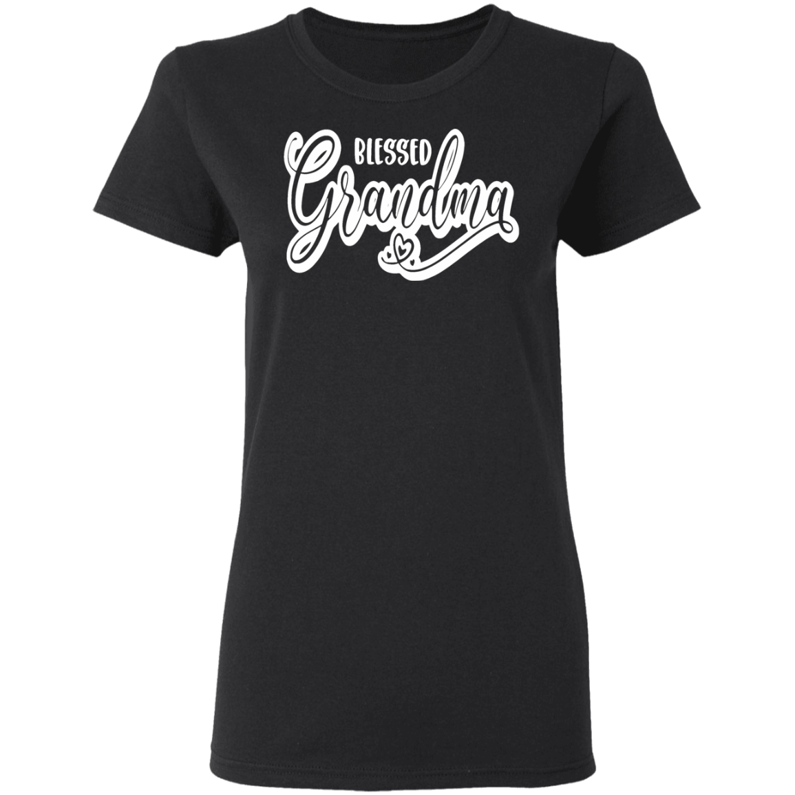 Blessed Grandma Ladies' 5.3 oz. T-Shirt