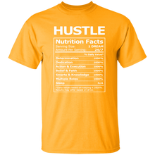 Load image into Gallery viewer, Nutritional Facts Hustle T-Shirt
