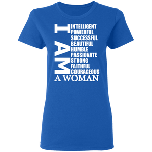 I Am Ladies' 5.3 oz. T-Shirt