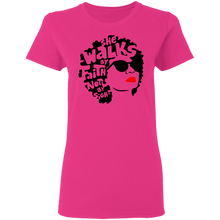 Load image into Gallery viewer, Walk By Faith Ladies&#39; 5.3 oz. T-Shirt
